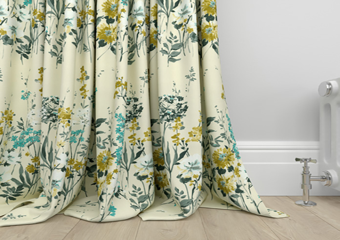 Wild Meadow, Pistachio - Made to Measure Curtains - Image 6